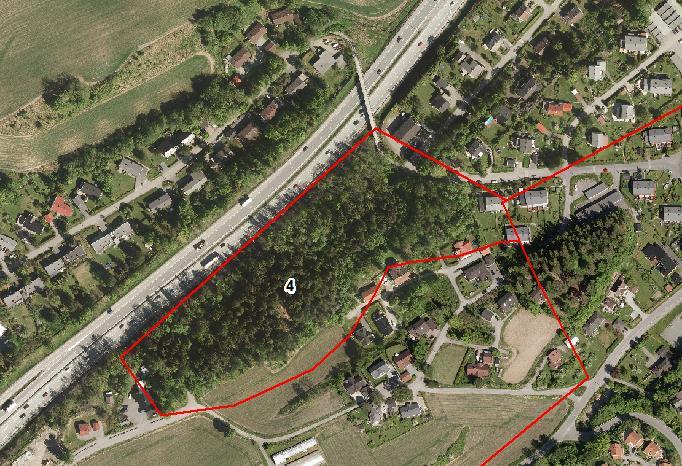 Statens vegvesen Region øst 5 Verdi, omfang og konsekvens 5.5 Delområde 4: Fusdalbråten 5.5.1 Avgrensning Delområdet er avgrenset av skogområdet mellom Jørgensløkka i sør og E18 i nord.