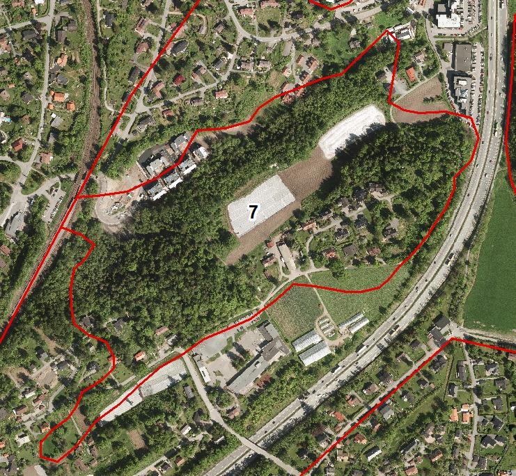 Statens vegvesen Region øst 5 Verdi, omfang og konsekvens 5.8 Delområde 7: Hofstad 5.8.1 Avgrensning Delområdet omfatter skogområdene rundt jordene på Hofstad, mellom Hofstadgata og Fasanveien/Vakåsveien.