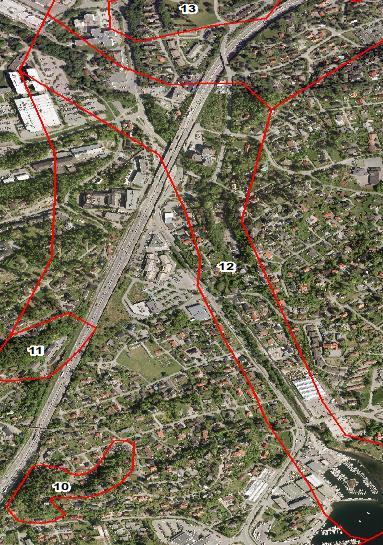 Statens vegvesen Region øst 5 Verdi, omfang og konsekvens 5.13 Delområde 12: Neselva 5.13.1 Avgrensning Delområdet er avgrenset med utgangspunkt Neselva med en buffer på hver side av elva.