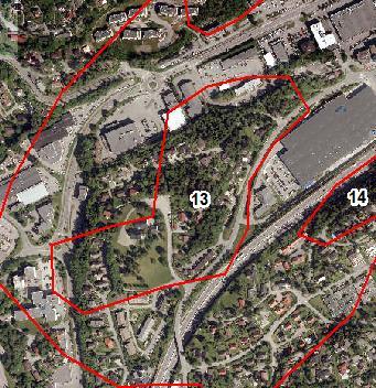 Kommunedelplan E18 Slependen-Drengsrud Temarapport naturmiljø 5.14 Delområde 13: Billingstad 5.14.1 Avgrensning Delområdet er avgrenset rundt fem naturtyper i samme område.