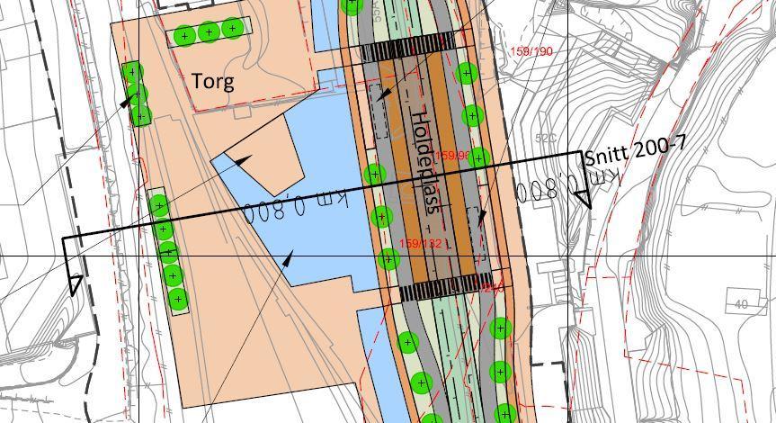 6.8.7. Området ved holdeplass for Bybanen i kanalvegen Holdeplass for Bybanen etableres sør for utløpet fra Solheimsvatnet.