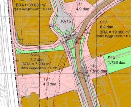 Pil i forbindelse med avkjørsel mot vest fra rundkjøring har ingen reel