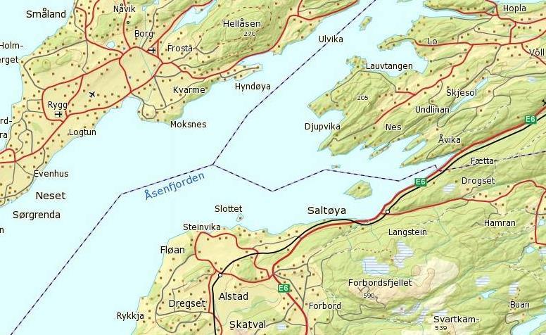 Lokalitetsrapport: Saltøya Øst, Stjørdal kommune 1. Bakgrunn NYTEK forskriften krever at alle akvakulturanlegg skal ha en lokalitetsrapport.