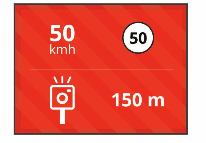 Informasjon om fotobokser for farts- og rødlyskontroll er tilgjengelig i enkelte områder for noen produktmodeller.