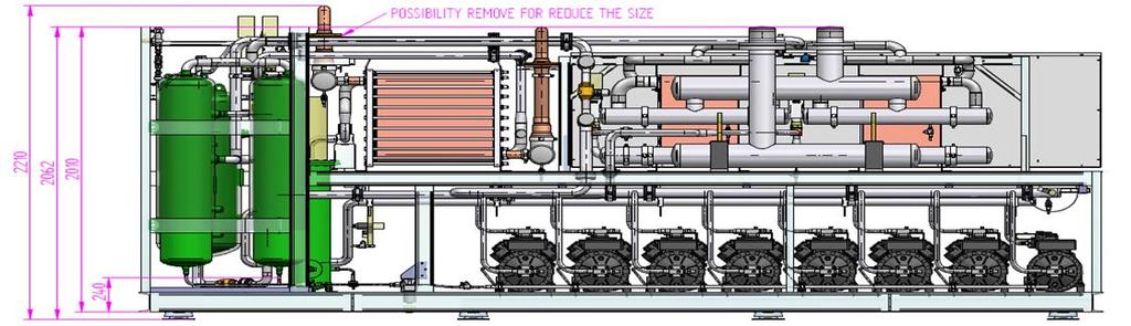 R-134a R-1234ze R-744 Kjølekapasitet 2 x 600 kw 2 x 600 kw 2 x 600 kw GWP