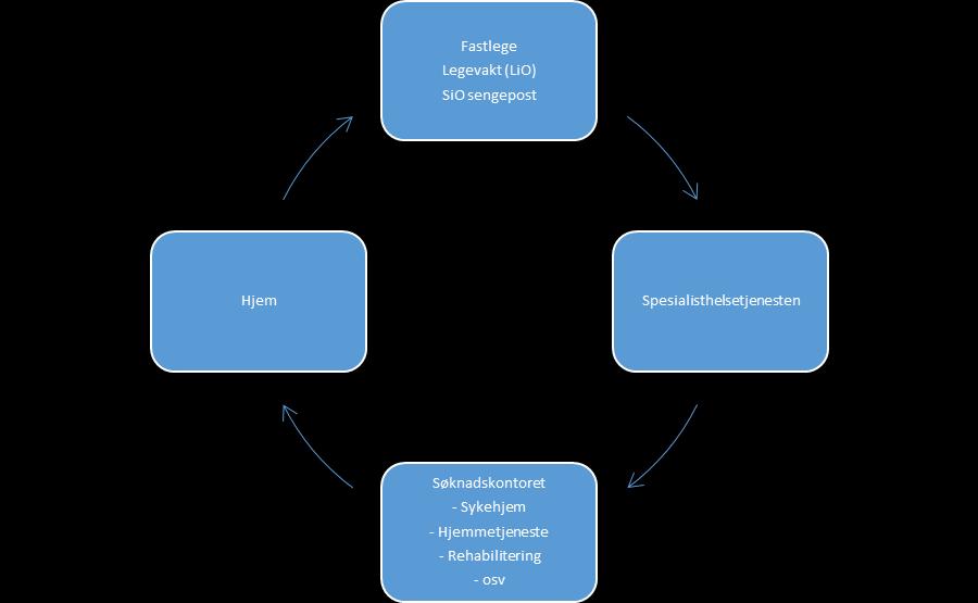 - Revisjonsrapport fra Revisjon Midt-Norge - sykehus/spesialisthelsetjenesten eller at man får tilstrekkelig behandling til at pasienten kan få dra hjem eller få hjelp i egen kommune.