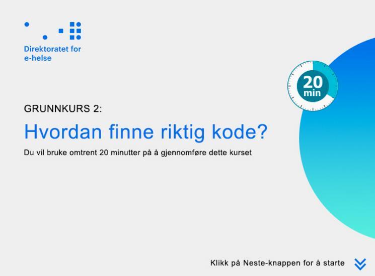 læringsportal på våre nettsider, ehelse.