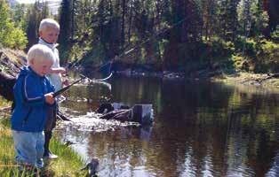 bambuselver Foto: Fjelldriv AS Bambuselver Fiske med mark og bambusstang (lang markstang) er en flott aktivitet for barn og barnefamilier. Små elver og vann egner seg godt til dette.