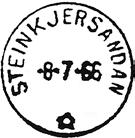 SANDAN SANDAN poståpneri, i Steinkjer kommune, ble opprettet den 01.08.1966. Underpostkontor fra 01.11.1973. Postkontor C fra 01.01.1977.