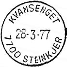 Underpostkontoret hadde først postnr 7715, men har senere fått postadressen: KVAMSENGET,. Postkontoret KVAMSENGET, ble nedlagt 01.06.1996.