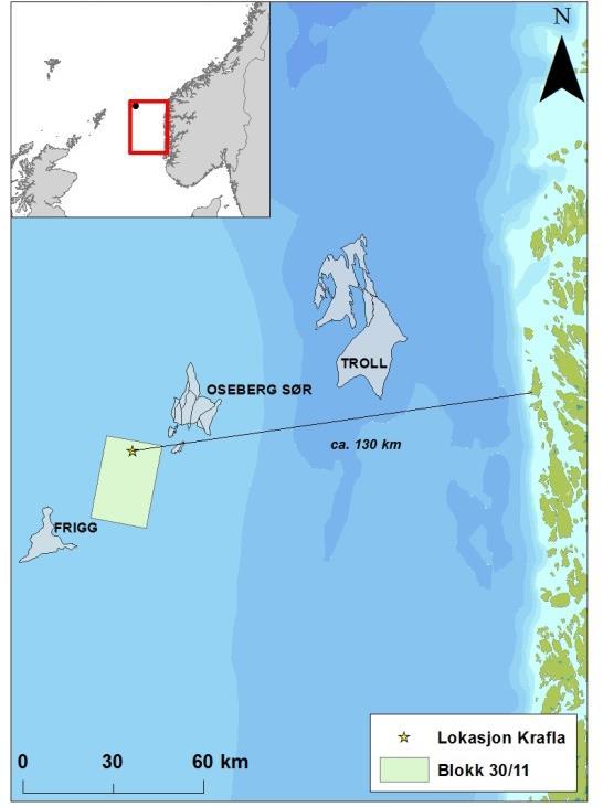 2.2 Bakgrunn I forkant av boringen av letebrønn 30/11-11 Krafla Main Statfjord er det utarbeidet en miljørisiko- og beredskapsanalyse.