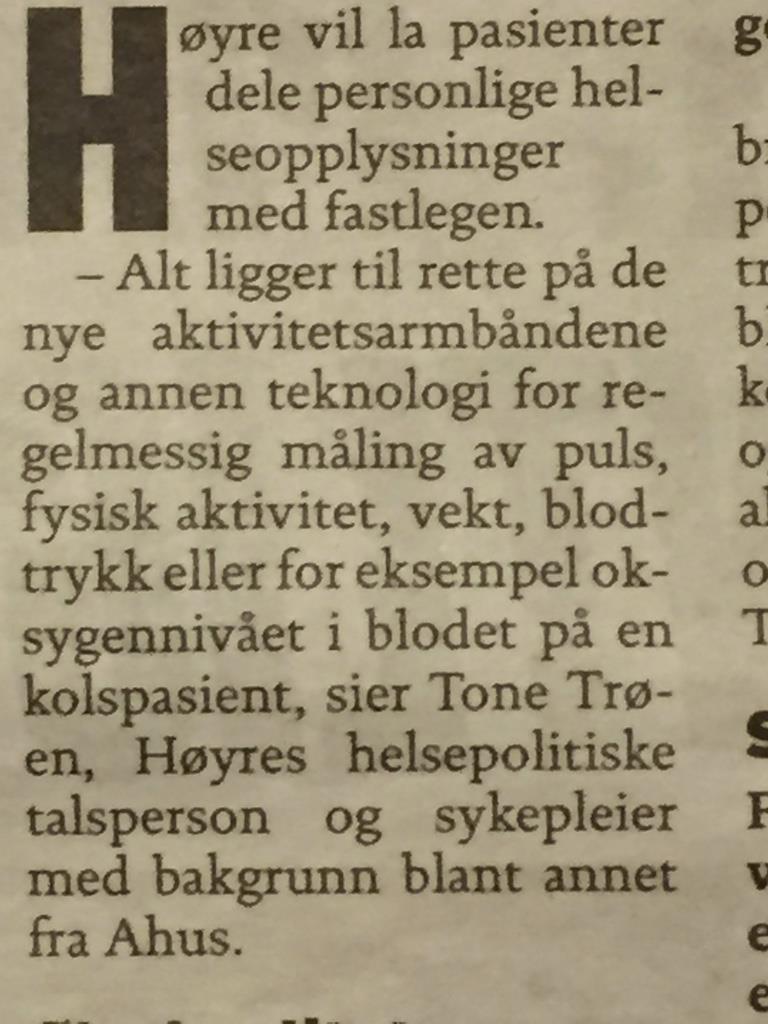 Høyre vil: