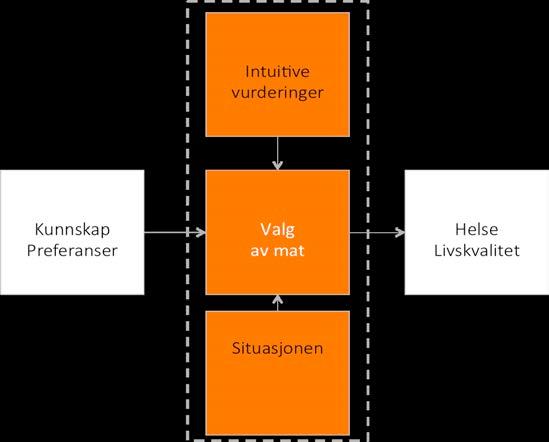 Kontekstuelle faktorer: 31% av forskningen dreier seg om situasjonsfaktorer som produktegenskaper, tilgjengelighet, spisemiljø og markedsføring påvirker konsumet [77]. Policy og reguleringer.