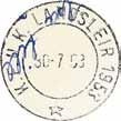 Stempel nr. S1 Type: Motiv Brukstid 31.07.-06.08.