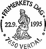 1994 Forminsket stempelavtrykk KRISTELIG FOLKEPARTIS LANDSMØTE Registrert