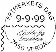 1999 AB Stempel nr. S12 Type: Motiv Brukstid 19.09.