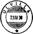 1924 Registrert brukt 28 XII 20 HLO Stempel nr. 3 Type: SL Bestilt gravør 04.09.1924 ULVILLA Innsendt?