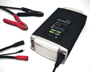 12V-batterier. XS 3600 har en spesiell kuldeposisjon som enkelt hamler opp med kalde batterier vinterstid.