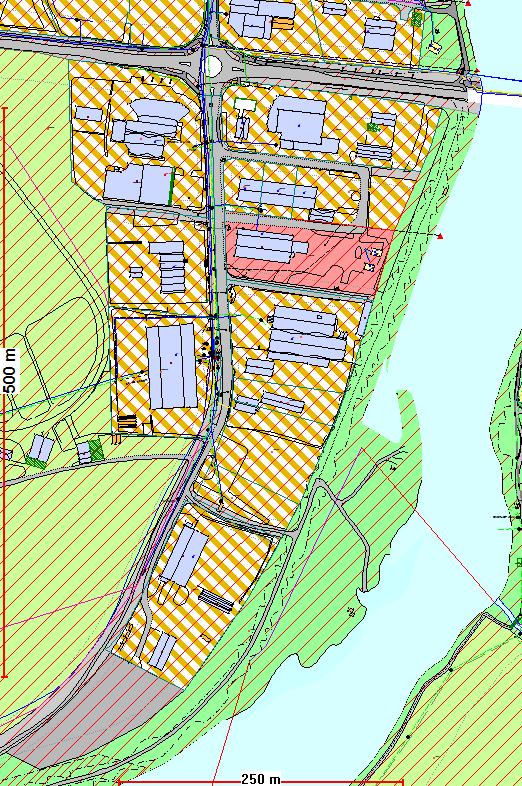 Beitøra Området på vestsiden av Tiltaksveien er regulert til bilrelatert forretning/industri. Området på østsiden av veien er regulert til industri, uten nærmere spesifisering.