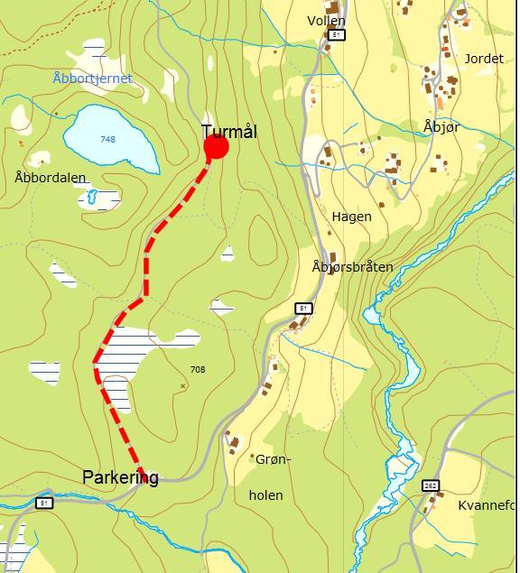 1 Høgesynvegen Kjørebeskrivelse: Fra E16 ta av mot Fv 51 mot Gol. Følg veien i ca 8 km til du kommer til en åpen plass til høyre med god plass til parkering. Parkering: På høyre side av FV 51.