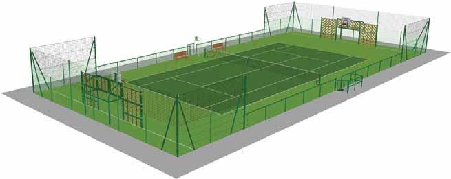 COURT DE TENNIS PERSONNALISE & MINIPLATEAUX MULTISPORTS Nous construisons vos terrains multisports en fonction de vos besoins!