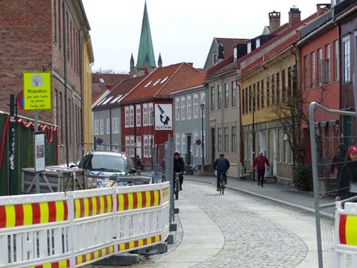 av disse spørsmålene har NAV estimert mangel på arbeidskraft innenfor de ulike næringene i analysen. 1.1 Om vekting Bakklandet i Trondheim. Foto: NAV Sør-Trøndelag.