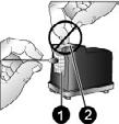 Kapittel 7 Forsiktig Blekkpatronene må ikke oppbevares utenfor skriveren i mer enn 30 minutter.