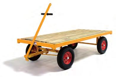 Transportvogn 3 med brems 2 x 1 m 64