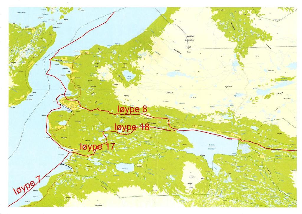 Side 17 av 32 Kommentar til Varntresk grendelags uttale: Nye løyper vil kreve de samme utredninger og prosesser som forelå før Planutvalget la foreliggende plan ut på høring.