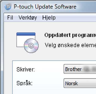 Hvordan oppdatere P-touch-programvaren 2