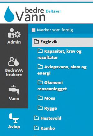 4 Gjennomføring av rapporteringen 4.1 Renseanlegg Start med rapporteringen av dataene for hvert renseanlegg.