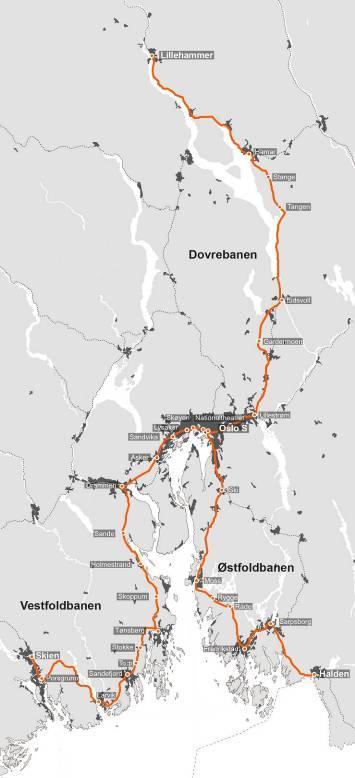 Mandat KVU IC fra Samferdselsdepartementet 17.01.11 Tre baneviseutredninger med felles overbygning Vise konsekvenser dersom banestrekningene ikke bygges ut. Benytter 4-trinnsmetodikken.