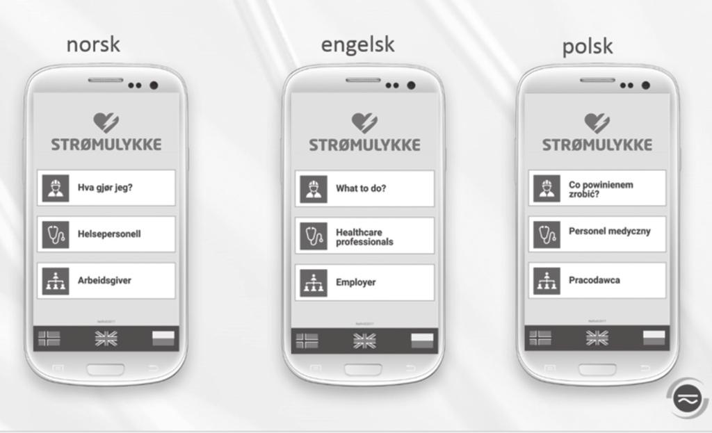 FOREBYGGING AV STRØMULYKKER I ARBEIDSLIVET - TILTAK FOR BRANSJE OG HELSEPERSONELL FRA ELEK- TRISITETENS BARNDOM TIL DAGENS STRØMULYKKE-APP Statens arbeidsmiljøinstitutt (STAMI) har sammen med DSB,