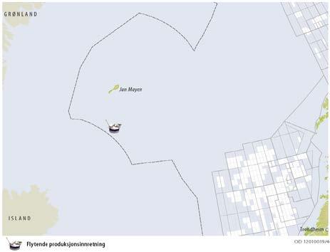 funn og produksjon fra havområdene ved Jan Mayen (Oljedirektoratet 2012 - Figur 2). Det er skissert to scenarier for aktivitet i området.
