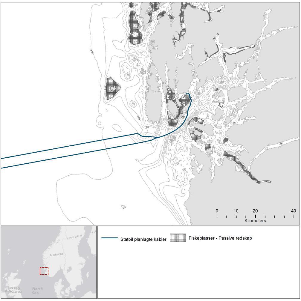 Figur 6-5 Lokale fiskeplasser med