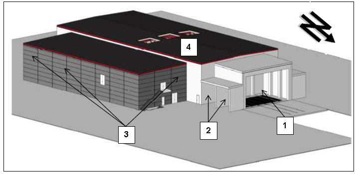 Driftsfasen. I forbindelse med utvidelsen av eksisterende bryterstasjon innenfor gjerdet på Kårstø vil det bli etablert et ventilasjonsanlegg i 2. etasje på det utvidede bygget.