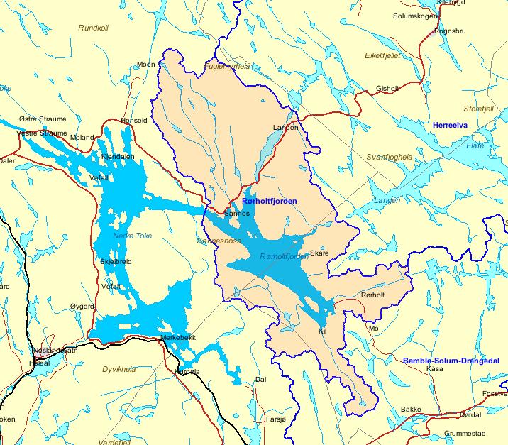 Kommuneplanens arealdel Konsekvensutredning 105 017/3 Rørholtfjorden Vernegrunnlag: Innsjøens relative