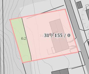 Kommuneplanens arealdel Konsekvensutredning 41 38 Hydal GNR 31 BNR 155 KARTUTSNITT Dagens formål Foreslått formål Arealstørrelse Forslagsstiller Off.