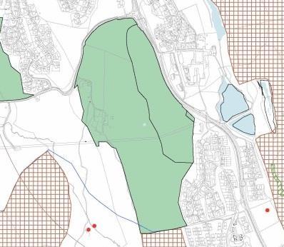 Kommuneplanens arealdel Konsekvensutredning 59 65-4 GNR BNR KARTUTSNITT Dagens formål Foreslått formål Arealstørrelse Forslagsstiller LNF i Kplan Boliger 236 daa Bamble kommune 65-4 16 Tema