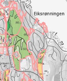 Kommuneplanens arealdel Konsekvensutredning 61 65-5 GNR BNR KARTUTSNITT Dagens formål Foreslått formål Arealstørrelse Forslagsstiller LNF i Kplan Bolige/offentlig formål 293 daa Bamble kommune 65-5