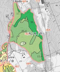 Kommuneplanens arealdel Konsekvensutredning 77 88 Linna i Findal GNR 18 BNR 1 KARTUTSNITT Dagens formål Foreslått formål Arealstørrelse Forslagsstiller LNF Boliger 33daa Dahl-Jacobsen sameie 88 Tema