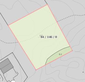 Kommuneplanens arealdel Konsekvensutredning 79 89 Sekkekilen GNR 84 BNR 146 KARTUTSNITT Dagens formål Foreslått formål Arealstørrelse Forslagsstiller LNF En hyttetomt 1,9daa Cato B.