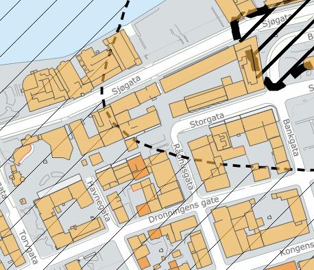 Trafo Energiforsyning og alternativ energi, fjernvarme m.m 5.14 Grunnforhold Stabilitetsforhold Ledninger Evt. rasfare 5.15 Støyforhold Store deler av området ligger innenfor gul flystøysone.