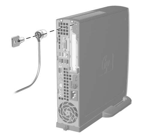 C Sikkerhetsanordninger Du kan lese mer om datasikkerhetsfunksjoner i Computer Setup (F10) -håndboken og Håndbok for administrasjon av bordmodeller på CDen Documentation and Diagnostics og HP