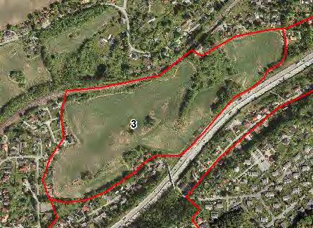 Statens vegvesen Region øst 5 Verdi, omfang og konsekvens 5.1.3 Delområde 3 Hønsjordet Avgrensing Delområdet er avgrenset av det store jordet på Høn, som ligger mellom jernbanen i nord og E18 i sør.