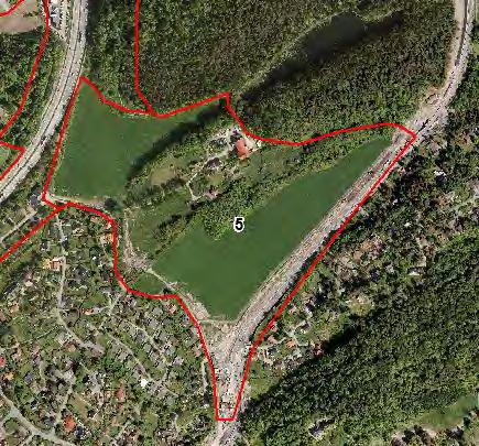 Kommunedelplan E18 Slependen-Drengsrud Temarapport naturressurser 5.1.5 Delområde 5 Syverstad Avgrensing Området er avgrenset med utgangspunkt i jordene rundt Syverstad gård.