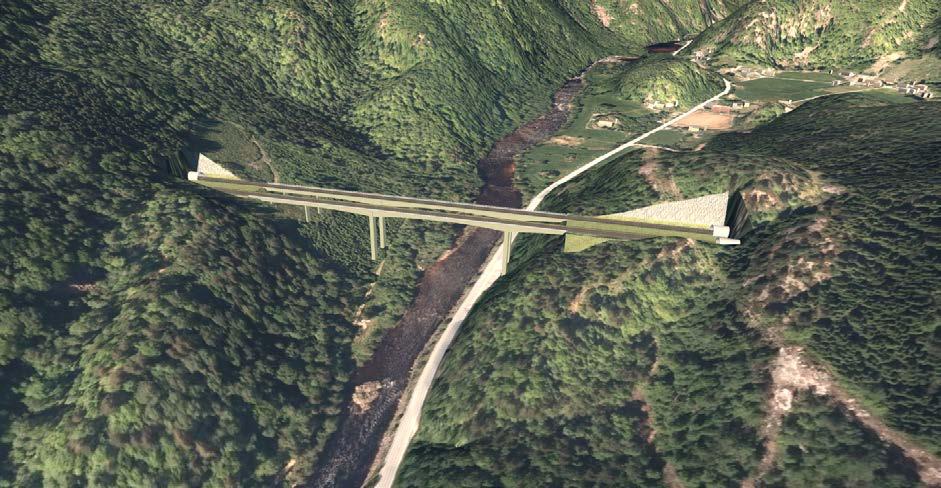 Jovann syd Vatlandstunnelen Nord for Herdal går vegen inn i fjellet i en tunnel kalt Gråkolltunnelen som har en lengde på ca. 2,8 km, før den kommer ut på østsiden av Lygna.