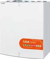 AGGREGAT OG TILBEHØR CASA R3 SMART Aggregat med roterende gjenvinner for montering i overskapsraden over stekeplaten eller på vegg i vaskeroet, grovkjøkkenet eller lignende.