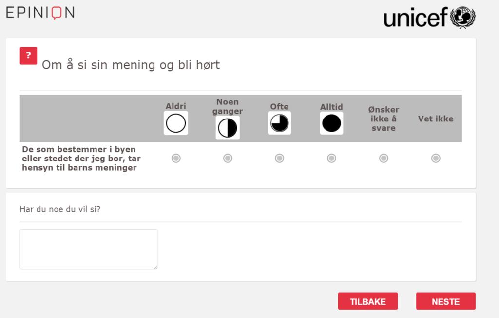 Lek og fritid Det er så mye lekser at jeg nesten ikke har tid 2. Om å si sin mening og bli hørt / Deltakelse og medborgerskap JEG ELSKER FOTBALL! 3.