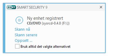 Hvis datamaskinen viser tegn til å være infisert av skadelig programvare, det vil si at den er tregere, fryser ofte osv.